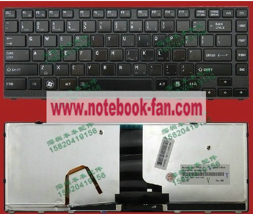 Backlit New Toshiba Satellite P745-S4320 P745-S4360 keyboard US - Click Image to Close